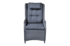 Darwin Dining Hoge rug Tuinstoel - Rock Grey