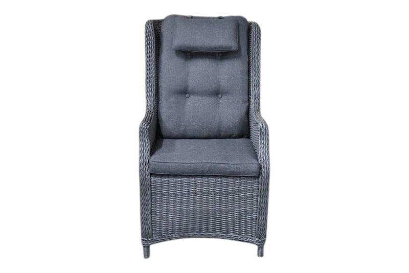 Darwin Dining Hoge rug Tuinstoel - Rock Grey