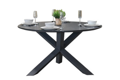 Firenze Ronde Tuintafel 130 cm - Dark Grey