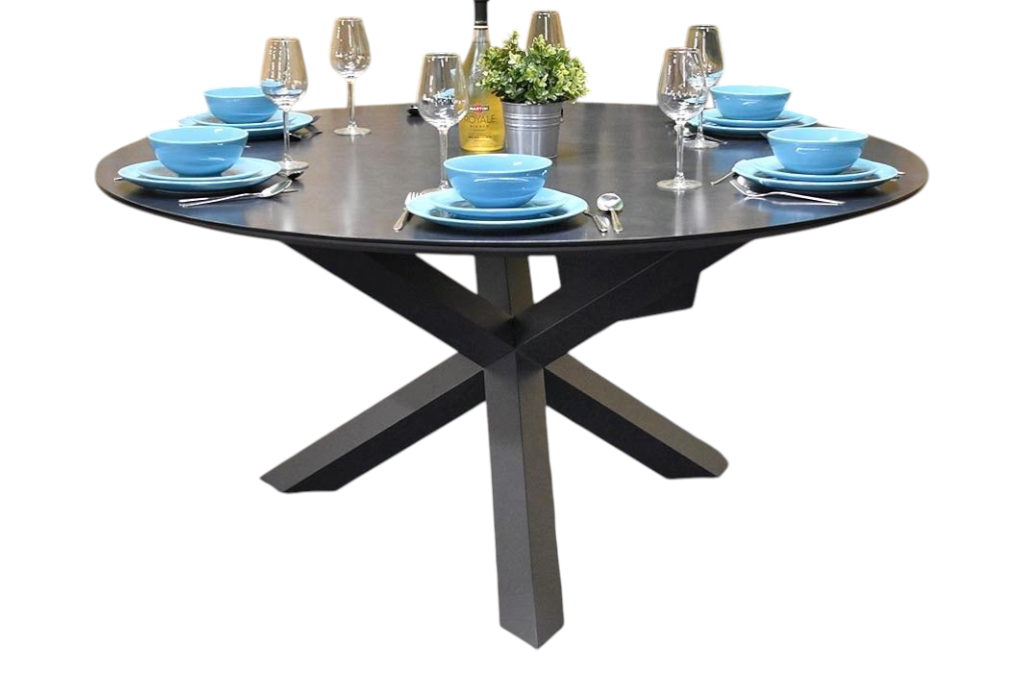 Firenze Ronde Tuintafel 130 cm - Dark Grey