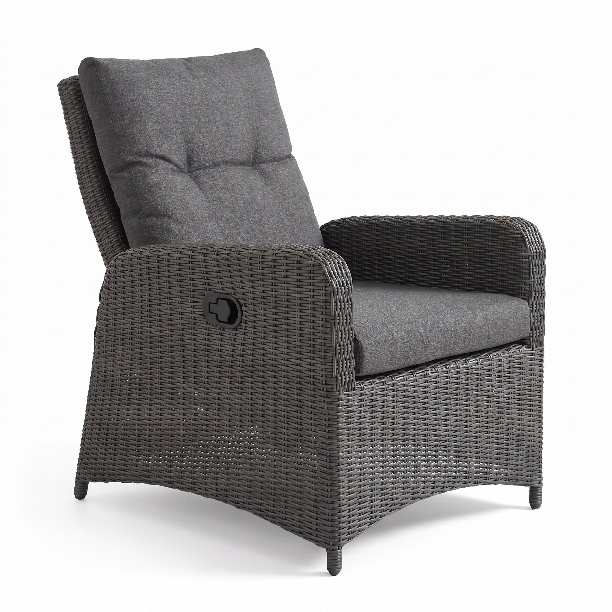 Florida Loungestoel - Rock Grey in einem stimmungsvollen Garten - Outnest Gartenmöbel