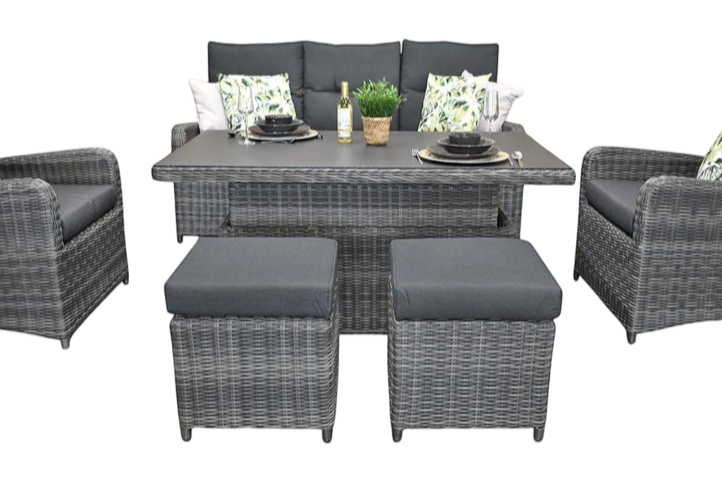 Florida Verstelbare Dining Loungeset - Kobo Grey