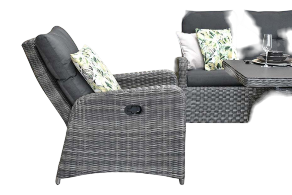Florida Verstelbare Dining Loungeset - Kobo Grey