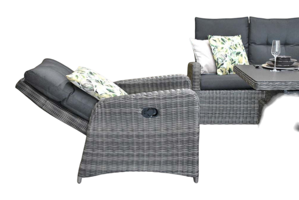 Florida Verstelbare Dining Loungeset - Kobo Grey