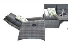 Florida Verstelbare Dining Loungeset - Kobo Grey