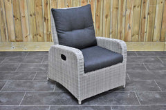 Outnest Florida Lounge Tuinstoel Light Kobo Grey vooraanzicht