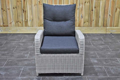 Outnest Florida Lounge Tuinstoel Light Kobo Grey zijaanzicht