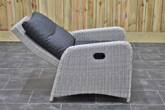 Florida Lounge Tuinstoel Light Kobo Grey detail zitkussen