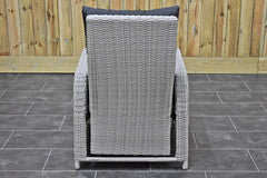 Florida Lounge Tuinstoel Light Kobo Grey wicker close-up