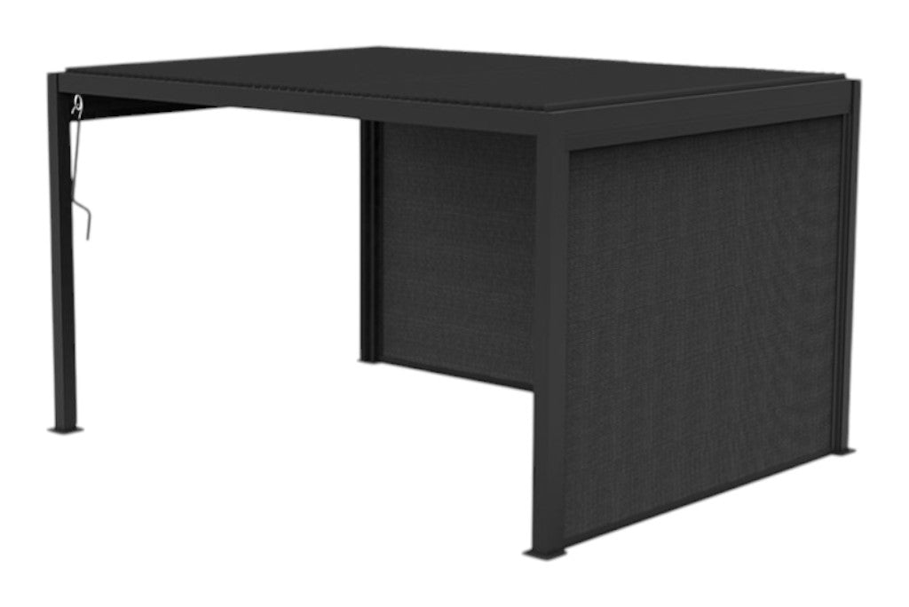 Viole Zijwand Overkapping 400 cm - Dark Grey