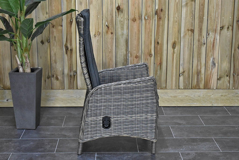 Brasil tuinset 4 personen Kansas Kobo Grey kussens detail