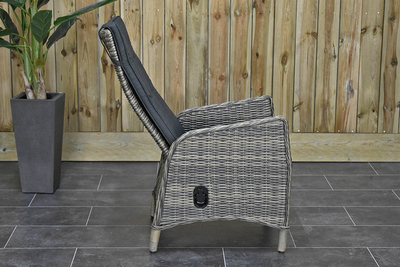 Brasil tuinset 4 personen Kansas Kobo Grey sfeerbeeld in tuin