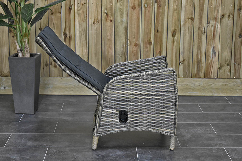 Brasil tuinset 4 personen Kansas Kobo Grey bovenaanzicht