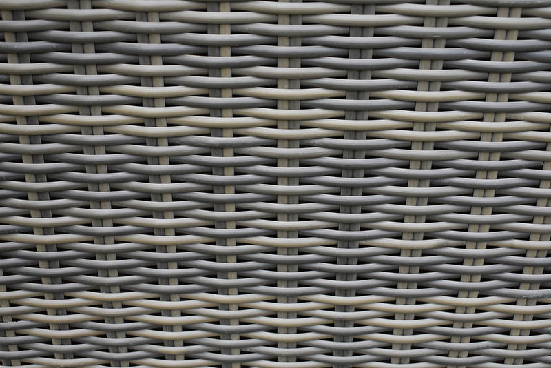 Florida Verstelbare Dining Loungeset Hoekbank Kobo Grey wicker structuur detail