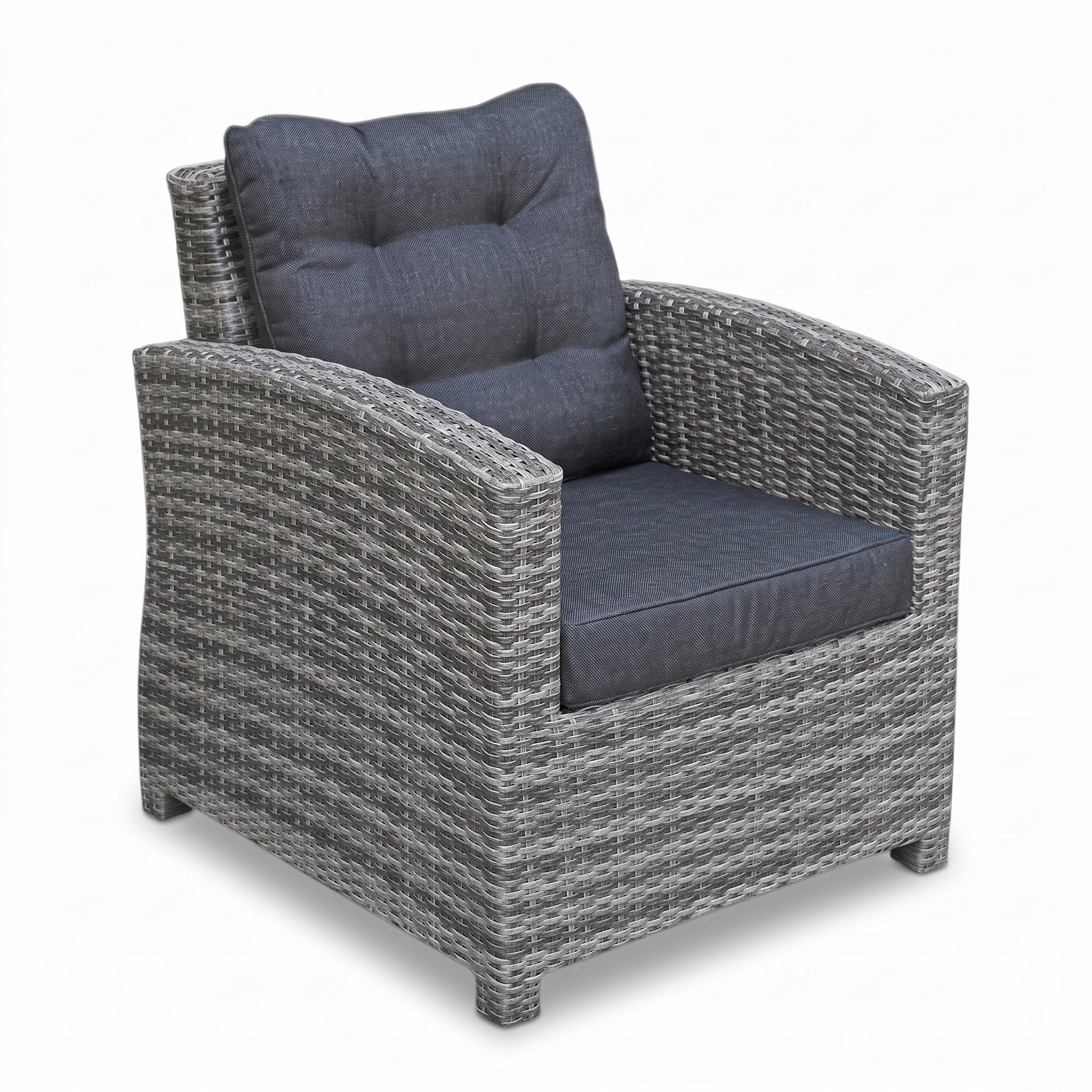 Las Palmas Loungestoel - Light Grey in einem stimmungsvollen Garten - Outnest Gartenmöbel