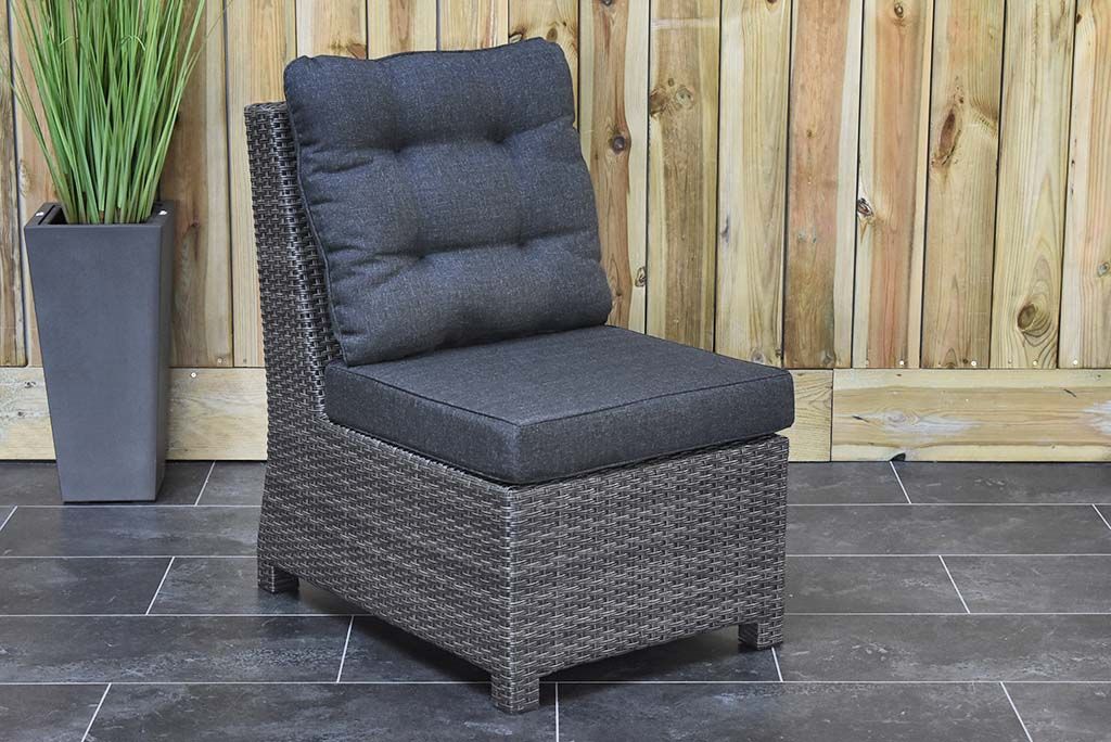 Las Palmas midden element Dark Grey - vooraanzicht - Outnest