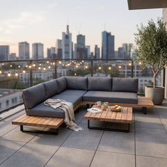 Atlanta Hoek Loungeset in een urban balcony - sfeerfoto