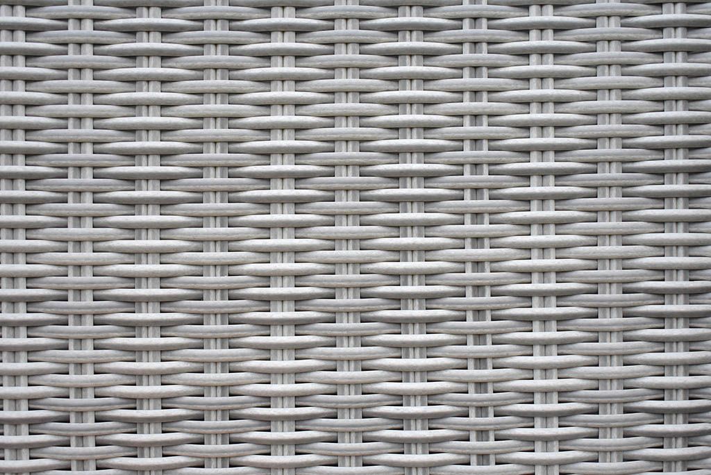 Rio Runder Gartentisch 150 cm – Glas / Hellgrau