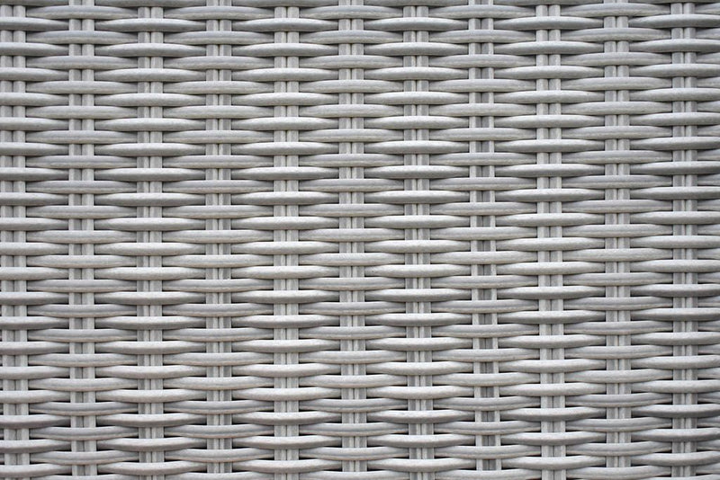 Rio Runder Gartentisch 150 cm – Glas / Hellgrau