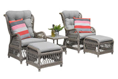 Lucca Verstelbare Loungeset - Faded Sand