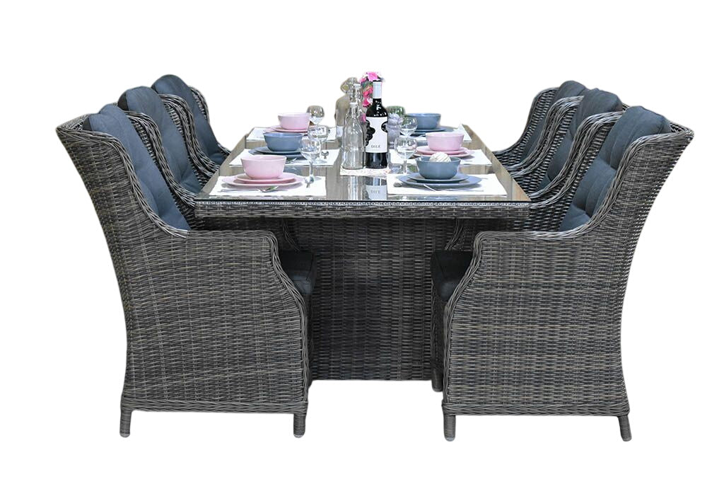 Menorca-Darwin Tuinset 6 Personen - Kobo Grey