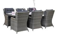 Menorca-Delano Tuinset 6 Personen - Kobo Grey