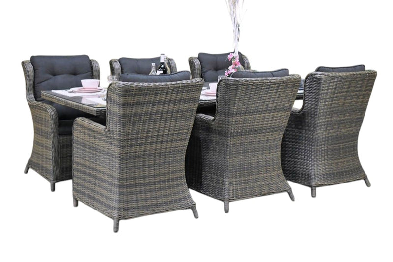 Menorca-Delano Tuinset 6 Personen - Kobo Grey