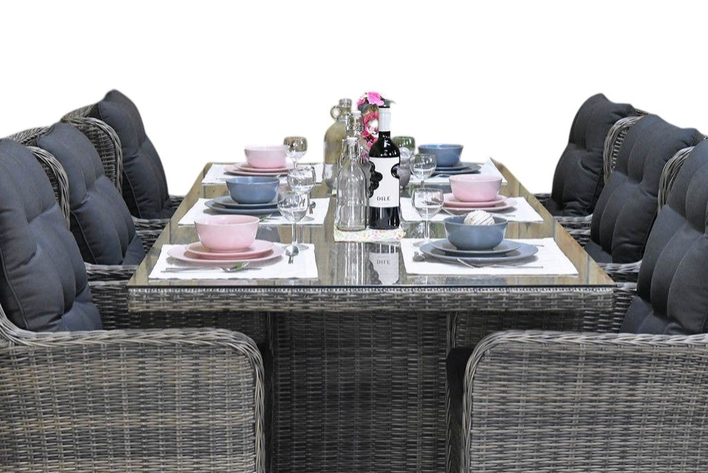 Menorca-Delano Tuinset 6 Personen - Kobo Grey