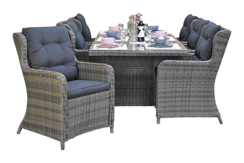 Menorca-Delano Tuinset 6 Personen - Kobo Grey