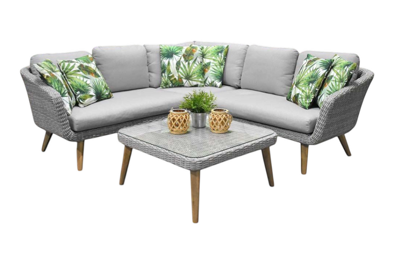 Milano Hoek Loungeset - White
