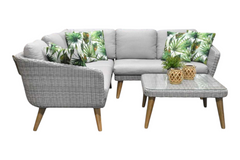 Milano Hoek Loungeset - White