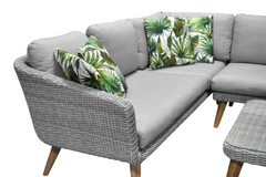 Milano Hoek Loungeset - White