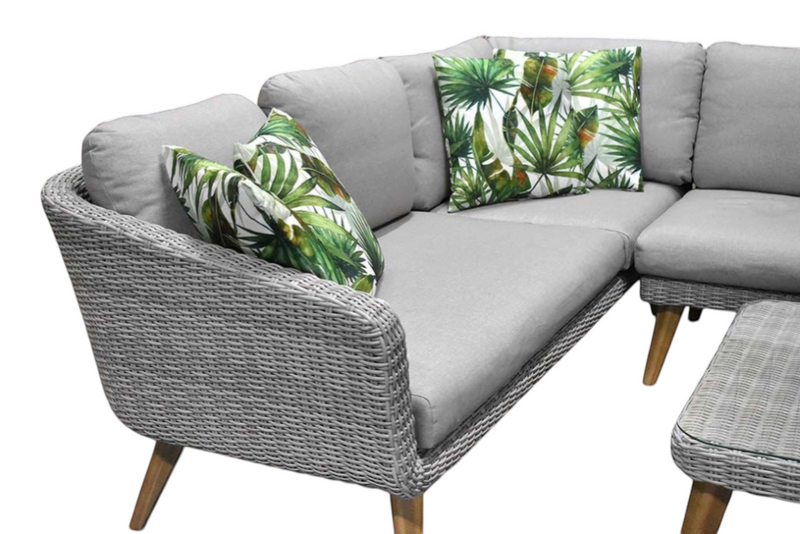 Milano Hoek Loungeset - White