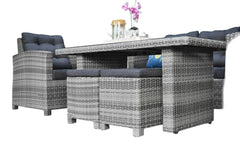 Minnesota Dining Loungeset - Glas / Grey