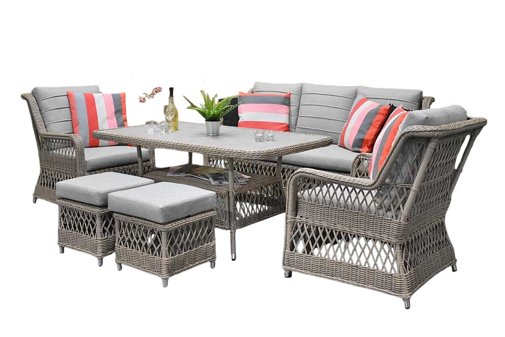 Lucca Verstelbare Loungeset - Faded Sand