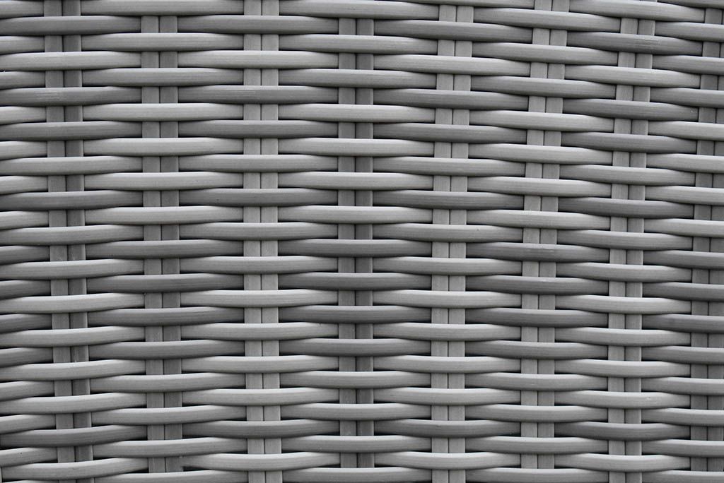 Denver midden element Natural Grey - detail wicker - Outnest