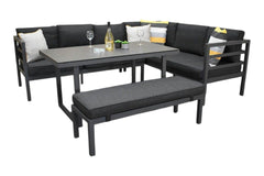 Nevada Loungeset - Dark grey / Links