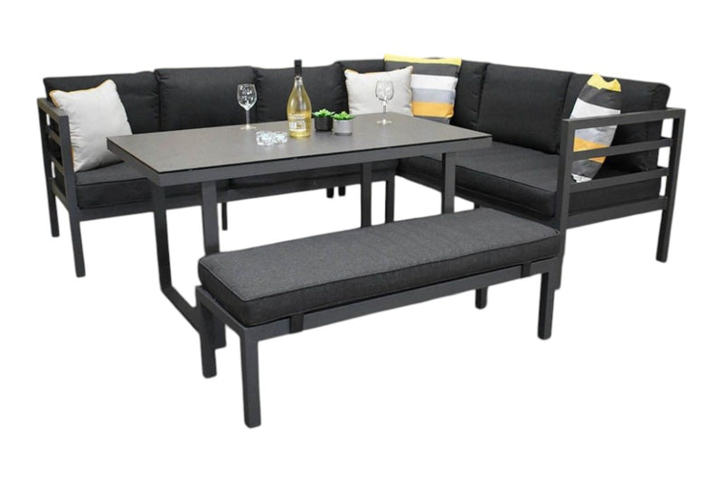 Nevada Loungeset - Dark grey / Links
