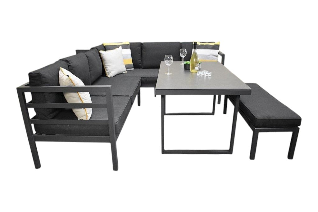 Nevada Loungeset - Dark grey / Links