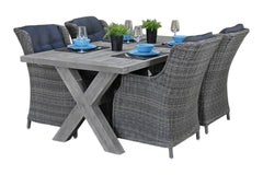 Norwich-Darwin Tuinset 4 Personen - Acacia / Kobo Grey