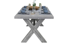 Norwich Rechthoekige Polystone Tuintafel 200 cm - Acacia / Polystone
