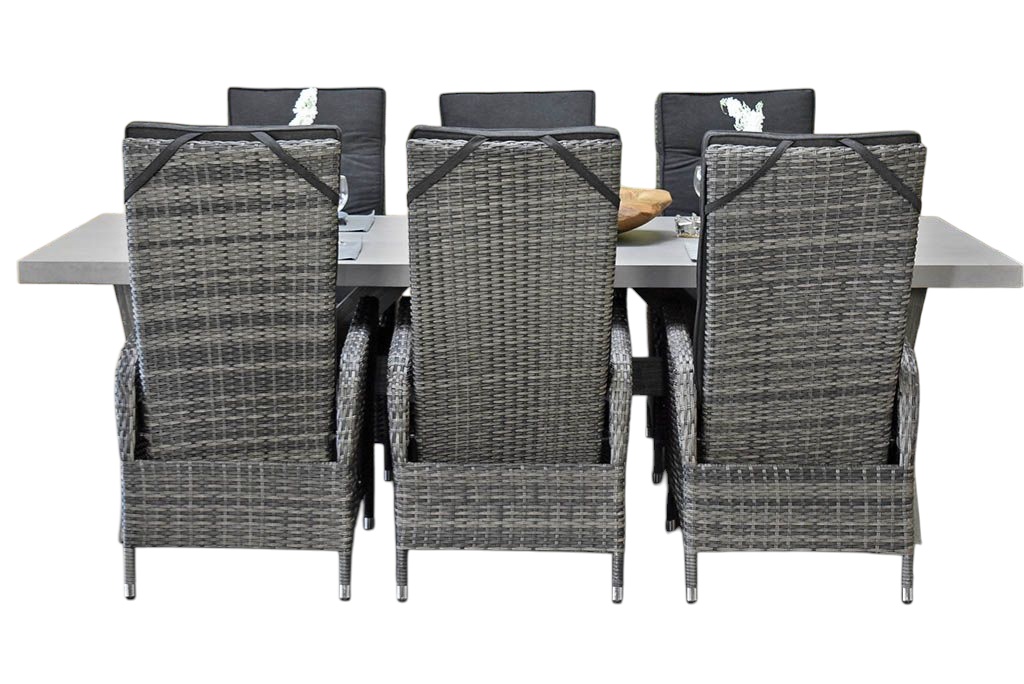 Norwich-Menorca verstelbare Tuinset 6 Personen