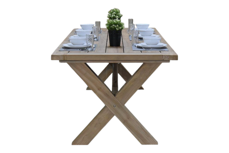 Norwich Rechthoekige Teak Tuintafel 250 cm