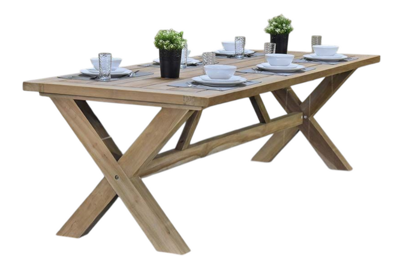 Norwich Rechthoekige Teak Tuintafel 300 cm