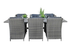 Norwich-Darwin Tuinset 6 Personen - Acacia / Kobo Grey
