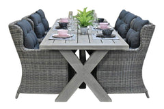 Norwich-Delano Tuinset 6 Personen - Acacia / Kobo Grey