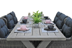 Norwich-Delano Tuinset 6 Personen - Acacia / Kobo Grey