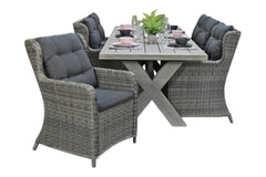 Norwich-Delano Tuinset 6 Personen - Acacia / Kobo Grey