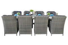 Norwich-Darwin Tuinset 8 Personen - Acacia / Kobo Grey