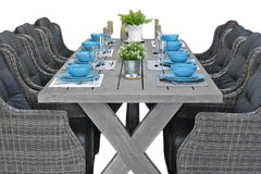 Norwich-Darwin Tuinset 8 Personen - Acacia / Kobo Grey